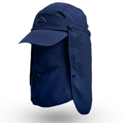 Casquette de baseball multi-usages avec protection solaire pour l'extérieur - Bleu marine - Taille unique - image 6