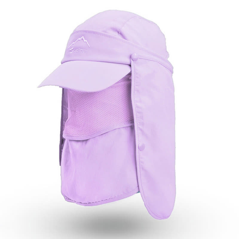 Casquette de baseball multi-usages avec protection solaire pour l'extérieur - Violet - Taille unique - image 16