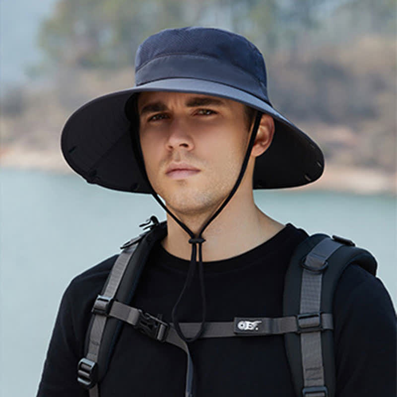 Chapeau de protection solaire avec rabat de nuque amovible - image 5