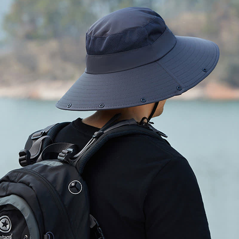 Chapeau de protection solaire Plusock avec rabat de nuque amovible - image 6