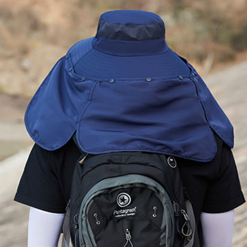 Chapeau de protection solaire Plusock avec rabat de nuque amovible - image 12