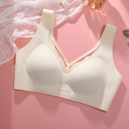 Soutien-gorge fin sans armatures à la mode - Blanc - 6XL - image 19