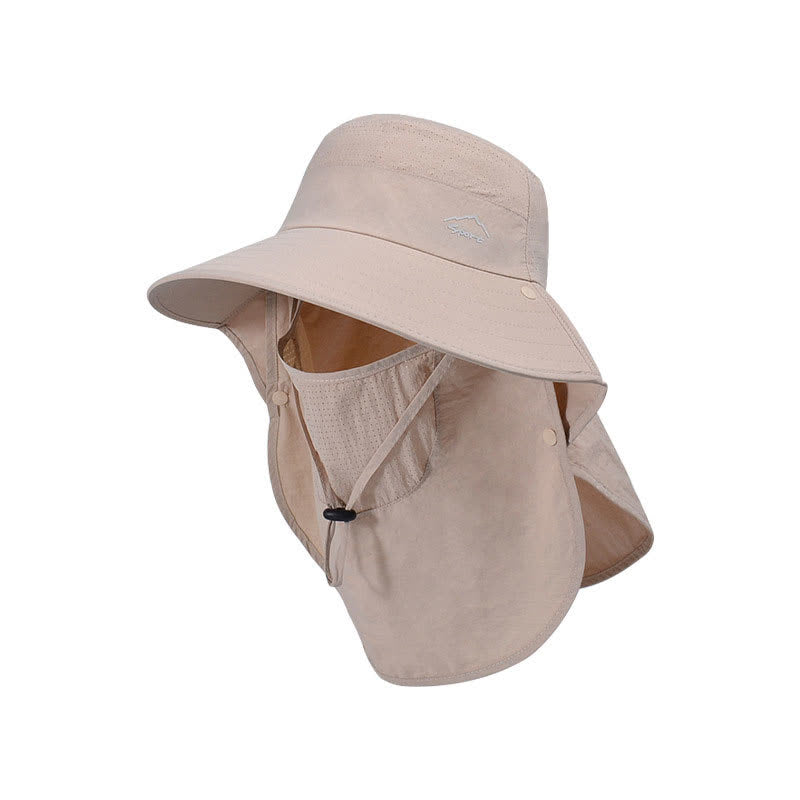 Bob avec masque facial amovible - Beige - Taille unique - image 2