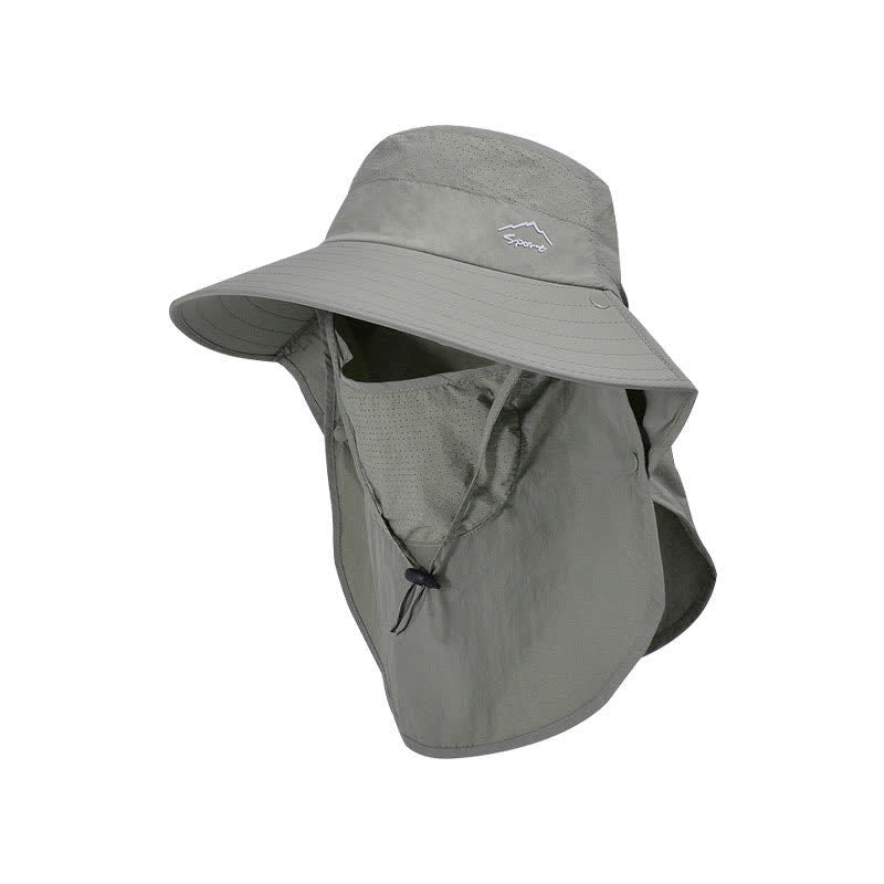 Bob avec masque facial amovible - Vert foncé - Taille unique - image 12