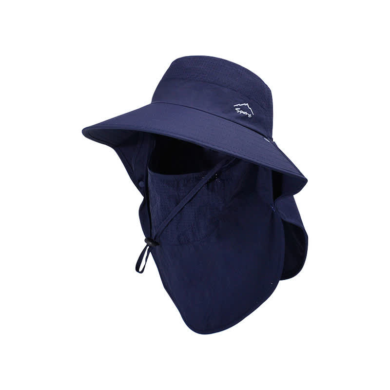 Bob avec masque facial amovible - Bleu marine - Taille unique - image 8