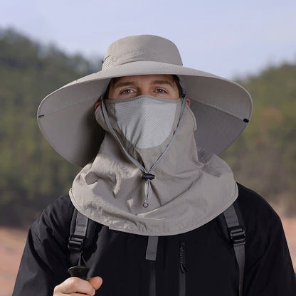 Masque de protection solaire d'extérieur, chapeau bob