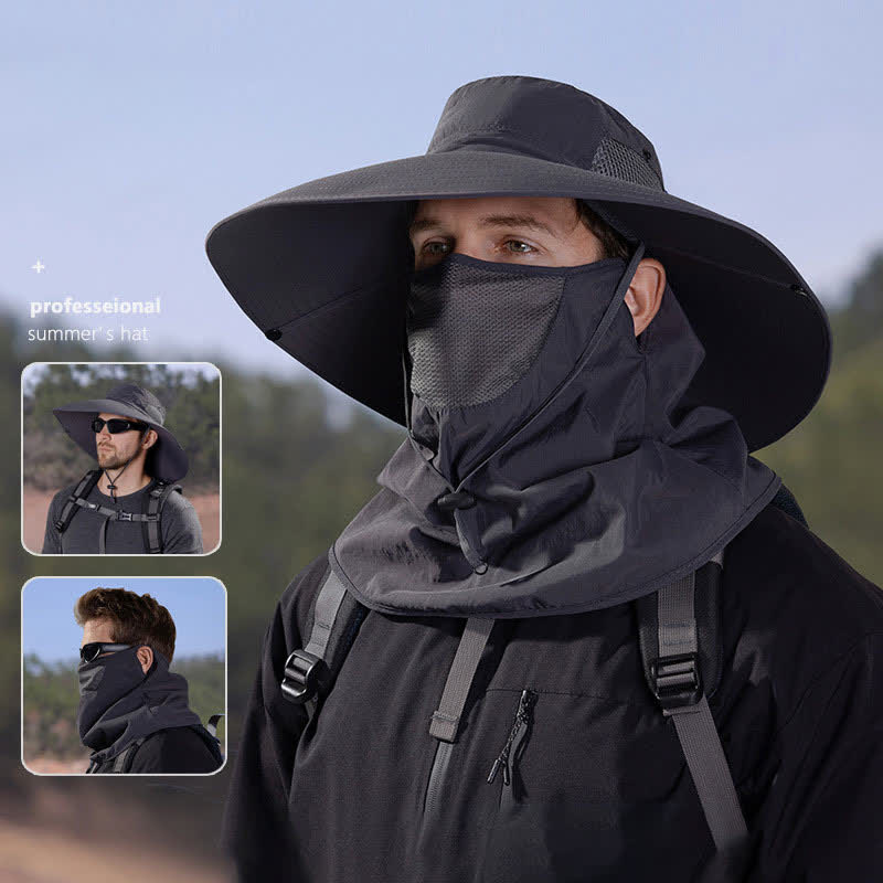 Masque de protection solaire d'extérieur, chapeau bob - image 0