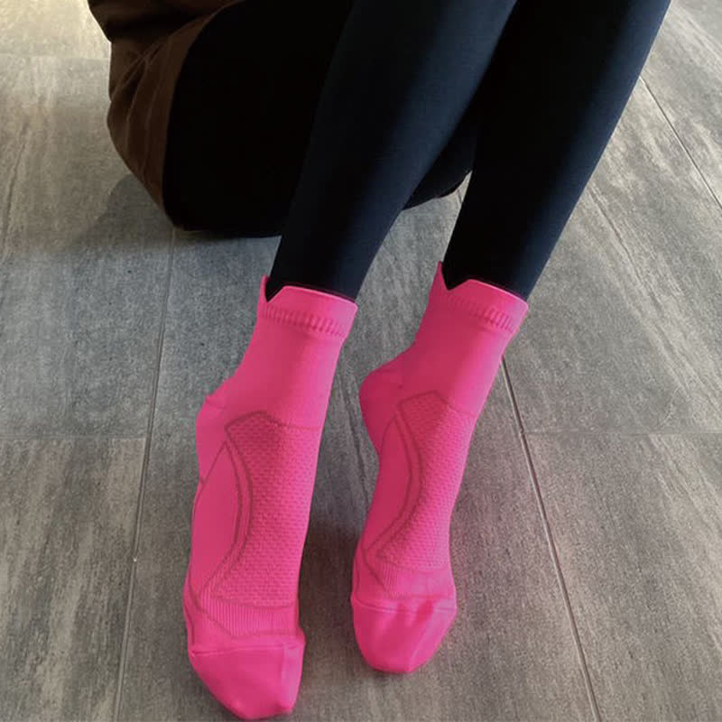 Chaussettes de compression pour chevilles de sport et de fitness (8 paires) - image 7