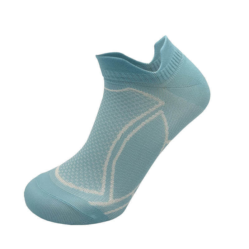 Chaussettes de compression pour chevilles de sport et de fitness (8 paires) - Bleu - EU36-43 (US3-9) - image 15