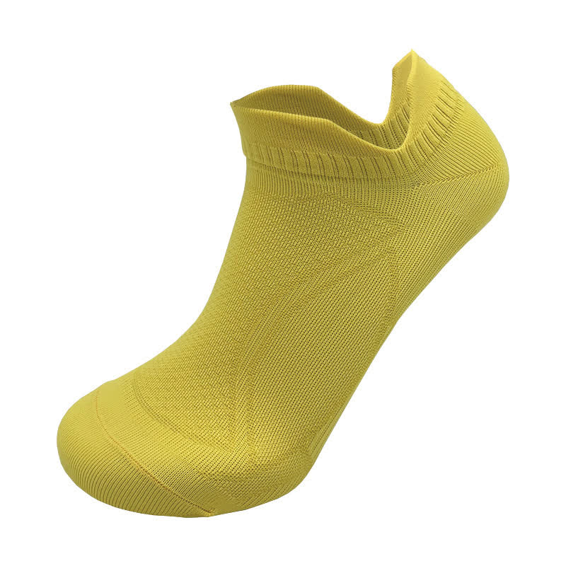 Chaussettes de compression pour chevilles de sport et de fitness (8 paires) - Jaune - EU36-43 (US3-9) - image 13
