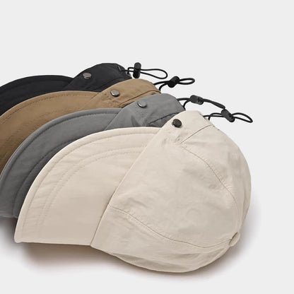 Casquette de baseball à large bord de couleur unie - image 1