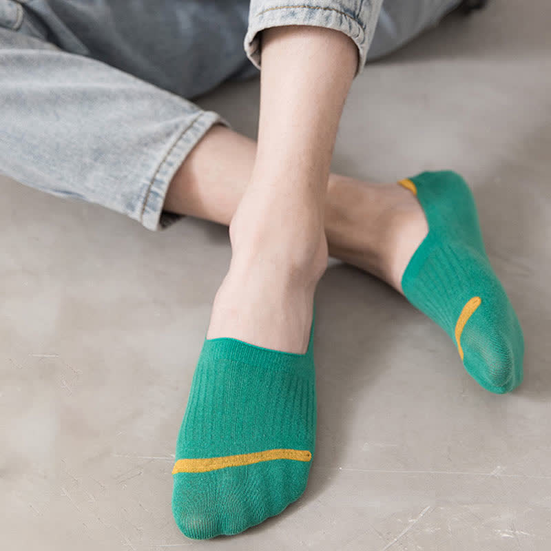 Chaussettes invisibles en coton avec talon antidérapant (10 paires)