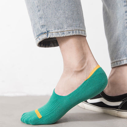 Chaussettes invisibles en coton avec talon antidérapant (10 paires)