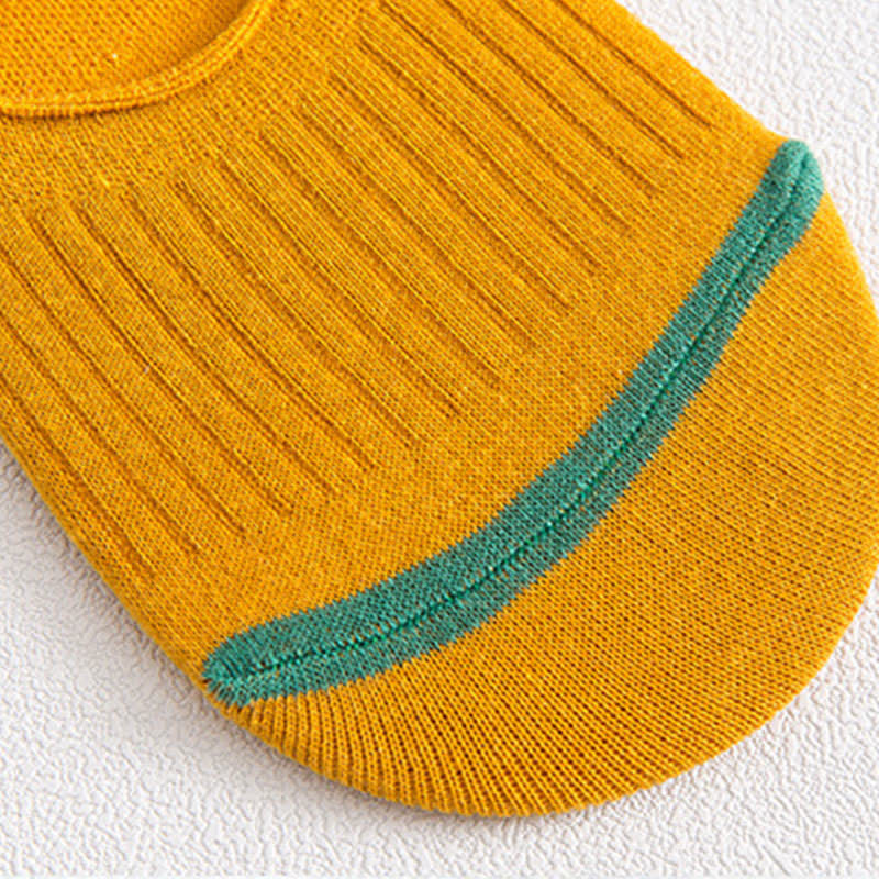 Chaussettes invisibles en coton avec talon antidérapant (10 paires)