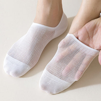 Chaussettes invisibles légères et respirantes en coton (7 paires)