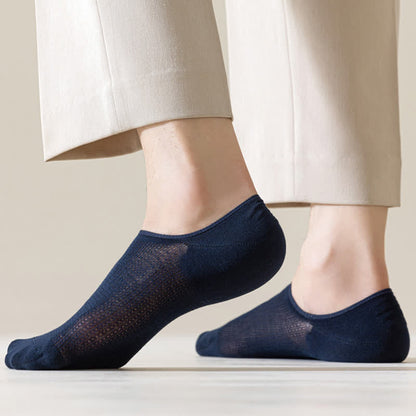 Chaussettes invisibles légères et respirantes en coton (7 paires) - image 4