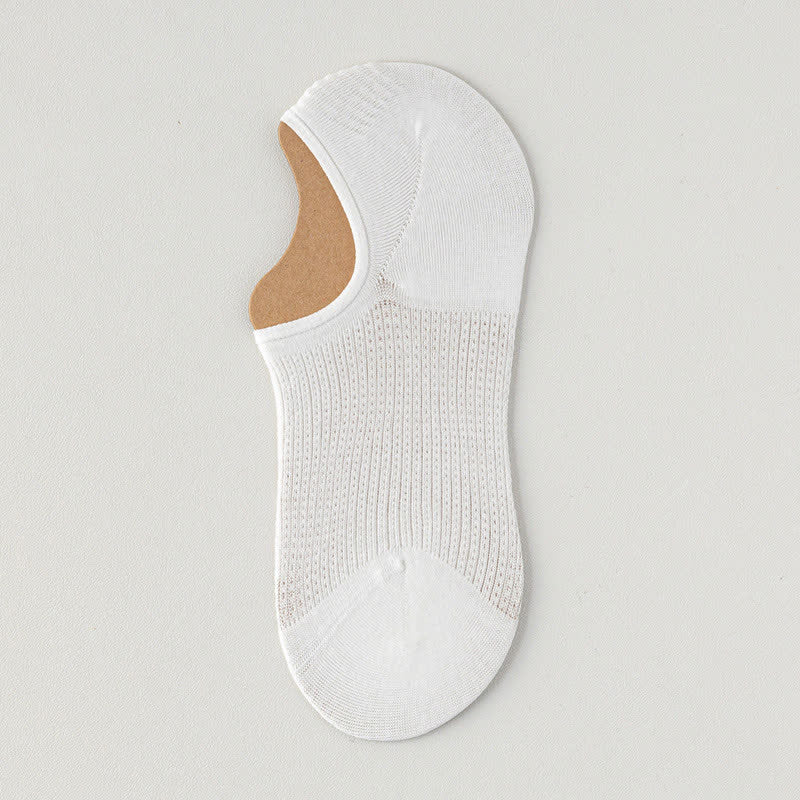 Chaussettes invisibles légères et respirantes en coton (7 paires) - Blanc - EU39-45 (U6-11) - image 10