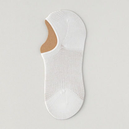 Chaussettes invisibles légères et respirantes en coton (7 paires) - Blanc - EU39-45 (U6-11) - image 10