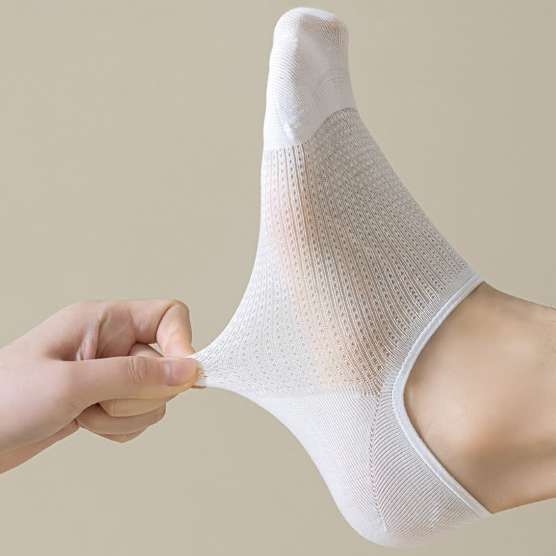 Chaussettes invisibles légères et respirantes en coton (7 paires) - image 7