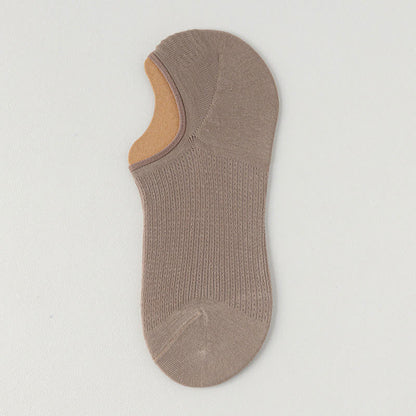 Chaussettes invisibles légères et respirantes en coton (7 paires) - Kaki - EU39-45 (U6-11) - image 17