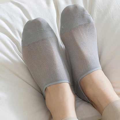 Chaussettes invisibles légères et respirantes en coton (7 paires)