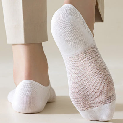 Chaussettes invisibles légères et respirantes en coton (7 paires)