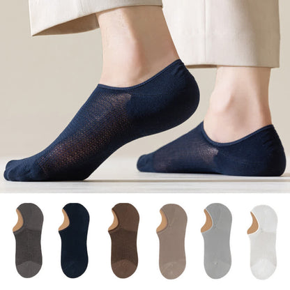 Chaussettes invisibles légères et respirantes en coton (7 paires) - image 1