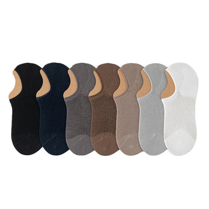 Chaussettes invisibles légères et respirantes en coton (7 paires) - Multicolore - EU39-45 (U6-11) - image 3