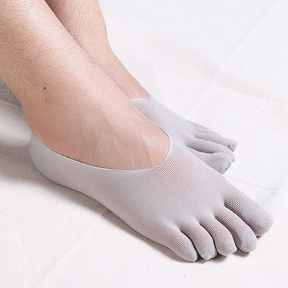 Chaussettes invisibles fines et respirantes (4 paires) - Gris - EU39-44 (US6-10) - image 7