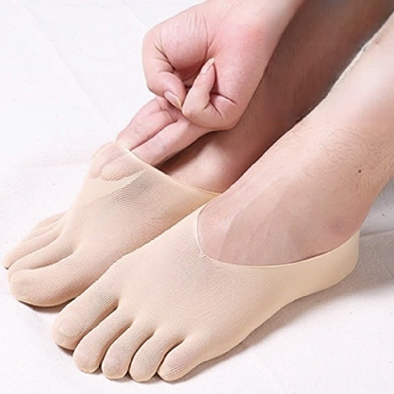 Chaussettes invisibles fines et respirantes (4 paires) - Nu - EU39-44 (US6-10) - image 9