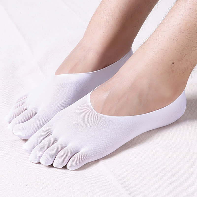 Chaussettes invisibles fines et respirantes (4 paires) - Blanc - EU39-44 (US6-10) - image 4