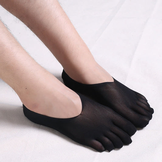 Chaussettes invisibles fines et respirantes (4 paires) - Noir - EU39-44 (US6-10) - image 0