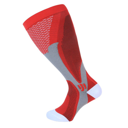 Chaussettes de compression sport Plusock grandes tailles - Rouge - 7XL - image 6