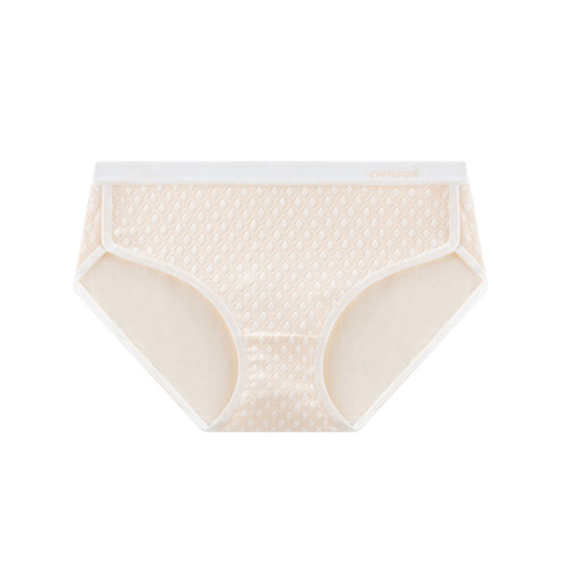 Culottes mi-hautes en jacquard confortables et douces (lot de 3) - Nu - 3XL - image 10