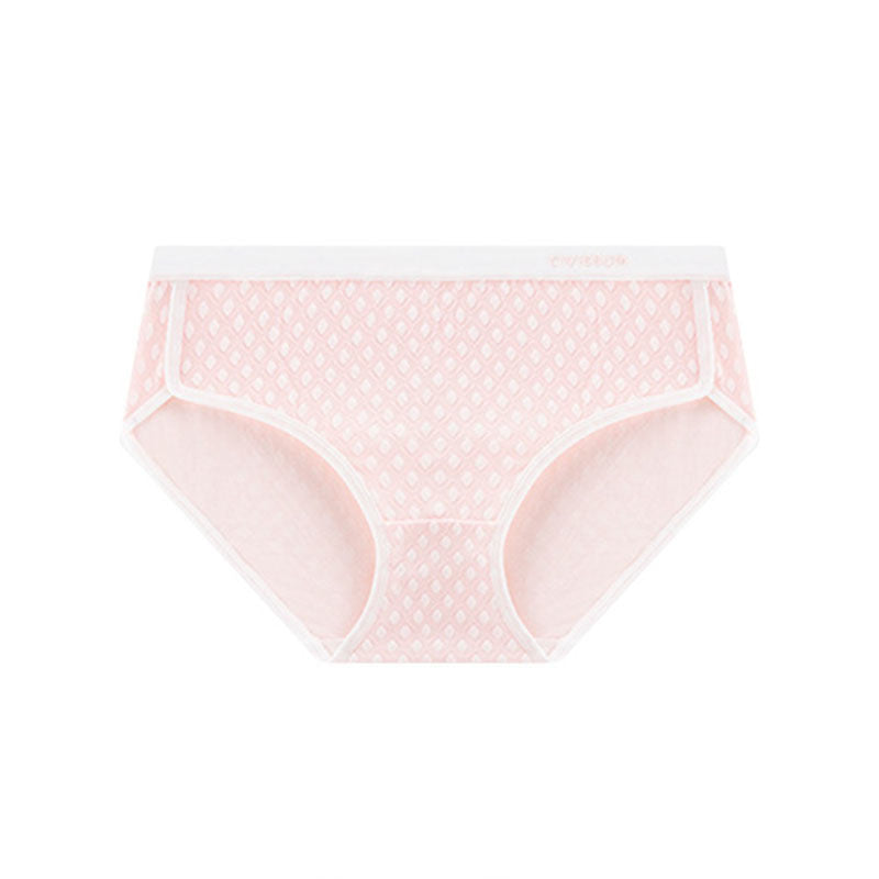 Culottes mi-hautes en jacquard confortables et douces (lot de 3) - Rose - 3XL - image 9