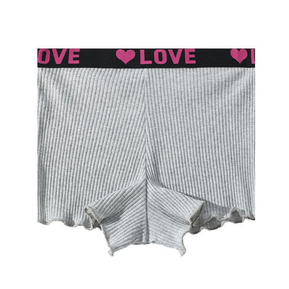 Shorty taille mi-haute LOVE (lot de 3) - Gris - 3XL - image 5