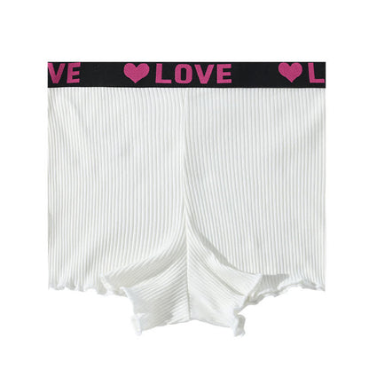 Shorty taille mi-haute LOVE (lot de 3) - Blanc - 3XL - image 8