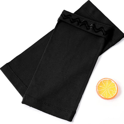 Genouillères et protège-jambes en silicone fin et antidérapant - Noir - XL - image 8