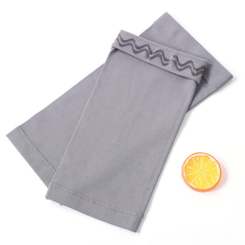 Genouillères et protège-jambes en silicone fin et antidérapant - Gris foncé - XL - image 2