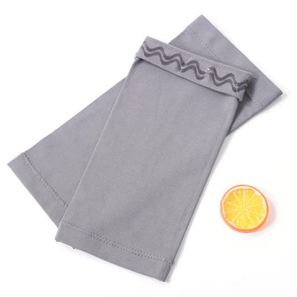 Genouillères et protège-jambes en silicone fin et antidérapant - Gris foncé - XL - image 2