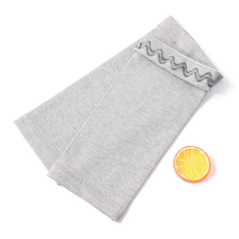 Genouillères et protège-jambes en silicone fin et antidérapant - Gris clair - XL - image 7