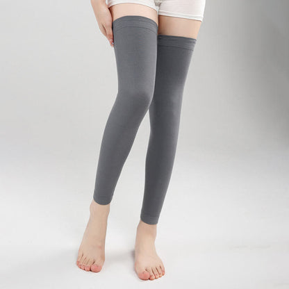 Manchons de cuisse antidérapants en silicone fin modal - Gris foncé - XL - image 4