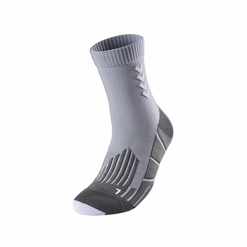 Chaussettes de compression à rayures Arrow (5 paires) - Gris clair - EU39-47 (US6-12) - image 4