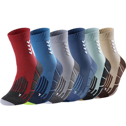 Chaussettes de compression à rayures Arrow (5 paires) - image 0