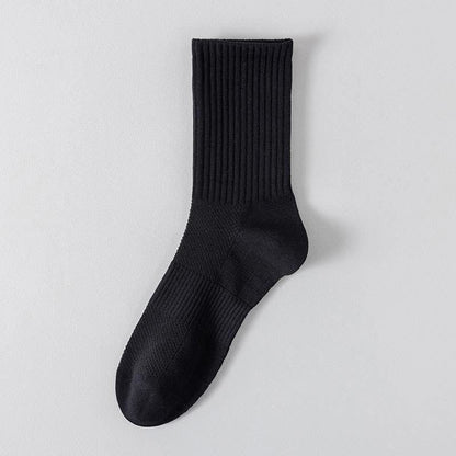 Chaussettes de sport respirantes de couleur unie (6 paires) - Noir - EU43-48 (US9-13) - image 7