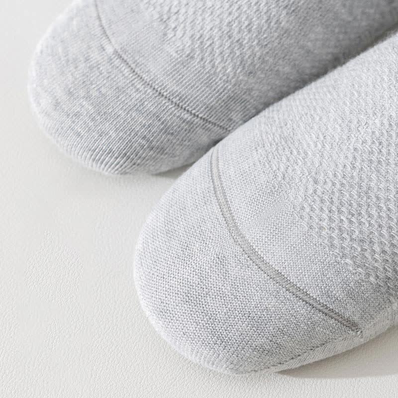 Chaussettes de sport respirantes de couleur unie grande taille (6 paires)