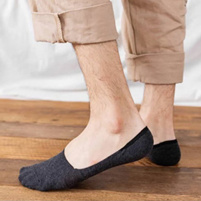 Chaussettes invisibles en coton (5 paires) - image 3