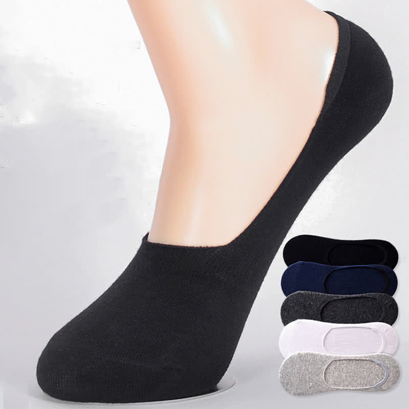 Chaussettes invisibles en coton (5 paires) - image 1