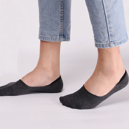 Chaussettes invisibles en coton (5 paires) - image 4