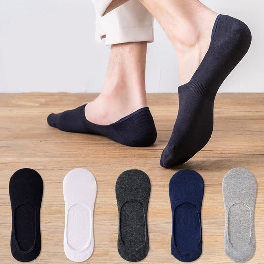 Chaussettes invisibles en coton (5 paires) - image 0
